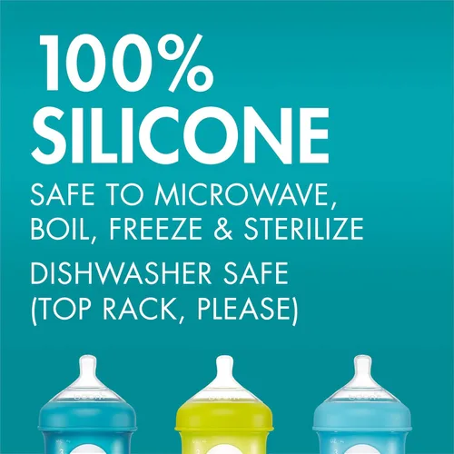 Miniatura 5 de Boon Nursh - Tetinas de silicona para biberones, pezones de biberón para biberones Boon Nursh, suministros de alimentación para biberones, pezones