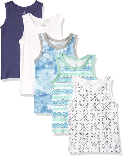 Miniatura 10 de HonestBaby Camisetas musculares sin mangas 100% algodón orgánico para bebés y niños pequeños, niñas