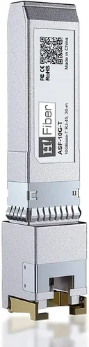 Miniatura 10 de Paquete de 2 módulos SFP+ a RJ45 de 10 Gb, 10Gbase-T Ethernet SFP+ transceptor de cobre compatible con 10G/5G/2.5G/1.25G, compatible con Dell