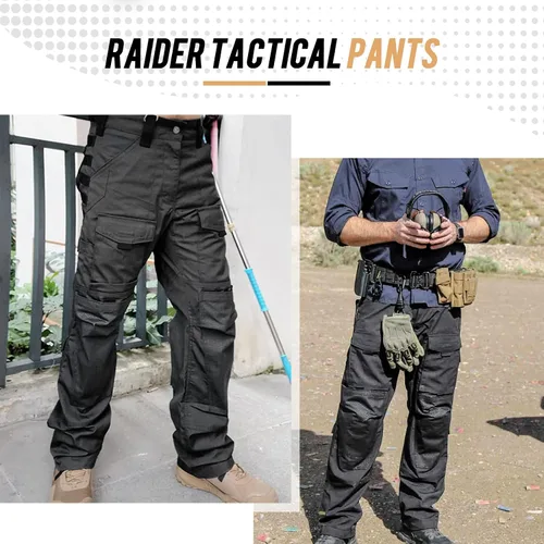 Miniatura 4 de PIONS Pantalones tácticos impermeables para hombre, pantalones de senderismo multifuncionales, rodillera duradera con múltiples bolsillos
