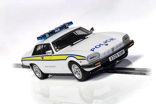 Miniatura 3 de Scalextric Jaguar XJS - Coche de carreras C4224 Slot 1:32, blanco, amarillo y azul
