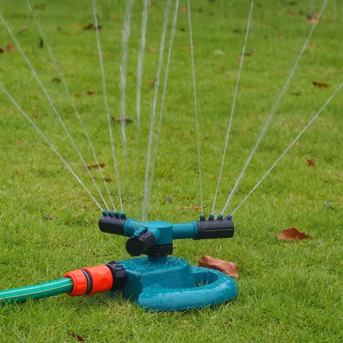 Miniatura 5 de Rociadores para patio, rociador giratorio de 360º para patios grandes, rociador de agua al aire libre para césped, jardín y niños/mascotas, base