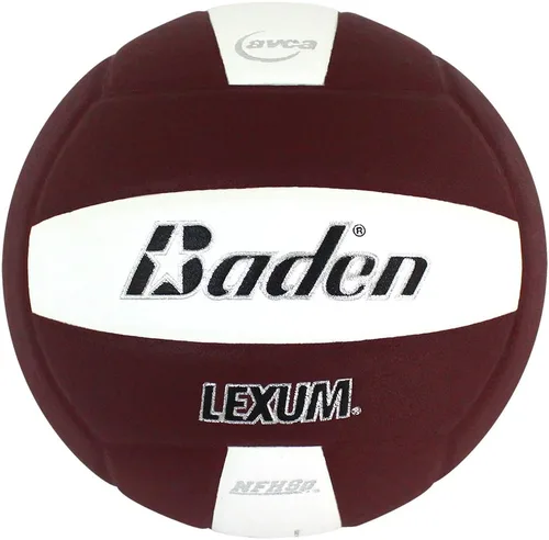 Miniatura 32 de Baden - Lexum - Microfibra compuesta de alta calidad Balón de voleibol oficial para interiores de la escuela secundaria 13U a 18U