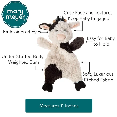 Miniatura 3 de Mary Meyer - Vaca de peluche de la colección Putty Nursery, 28 cm, modelo Lovey