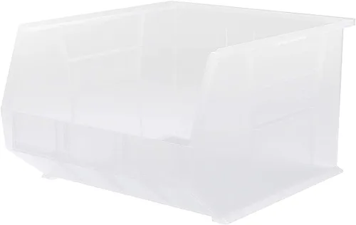 Miniatura 11 de Akro-Mils AkroBin Caja de almacenamiento de plástico apilable, 18 x 16 x 11 pulgadas, 3 unidades Transparente