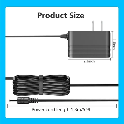 Miniatura 5 de Reemplazo del adaptador de corriente de 9 V para Schwinn130 170 190 510u 590u A10 bicicleta de fitness vertical 411 430 470 490 máquina elíptica 230
