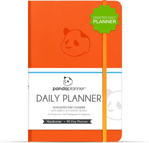 Miniatura 10 de Panda Planner - Agenda diaria 2023, organizador de 90 días para objetivos, gratitud y concentración, agenda semanal y mensual, agenda sin fecha