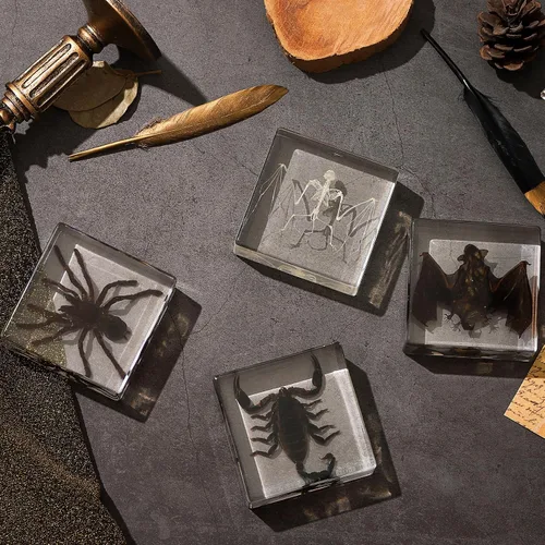 Miniatura 8 de Espécimen de esqueleto de murciélago real en resina para educación científica en el aula, gran regalo para fanáticos de la taxidermia, cráneo