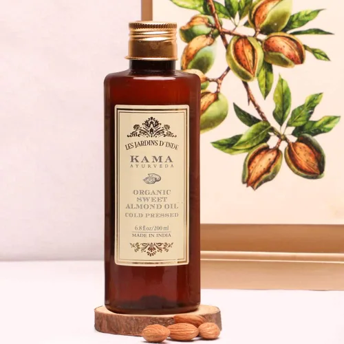 Miniatura 2 de Kama Ayurveda Aceite de Almendras Dulces Orgánico, 6.8 fl oz