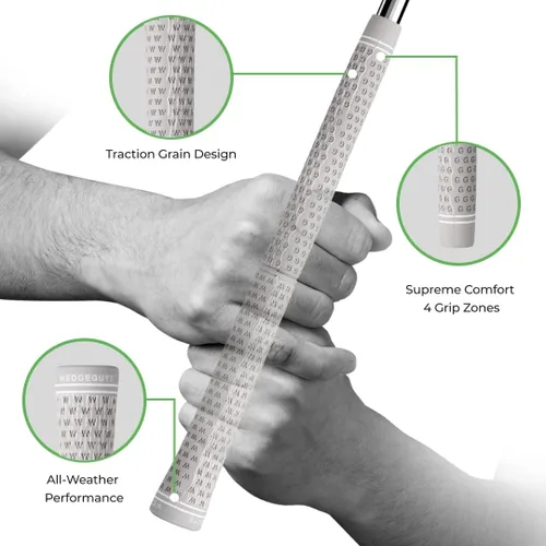 Miniatura 2 de Wedge Guys DC Tour Golf Grips – 4 Grip Zones for Supreme Comfort & Control - All-Weather Performance Golf Club Grips Replacement for Regripping