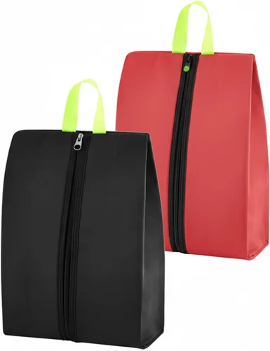 Miniatura 10 de 1 bolsa de tacos a prueba de olores de 4 capas, se adapta hasta la talla 14, resistente al olor y al barro, impermeable, se adapta a zapatos de Negro