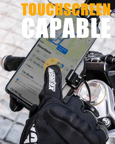 Miniatura 4 de VAZESWIN - Guantes de motocicleta de invierno para hombres y mujeres con pantalla táctil, talla S Motorcycle ATV UTV Snowmobile Riding, Cold