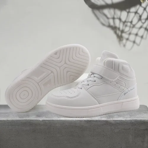 Miniatura 3 de brooman Zapatos de baloncesto para niños, tenis de caña alta para niñas, zapatos de escuela, zapatos deportivos para correr