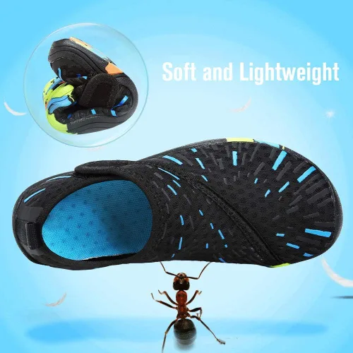 Miniatura 4 de Zapatos acuáticos para niños y niñas, suela ligera y cómoda, fácil de caminar, calzado acuático y deportivo antideslizante