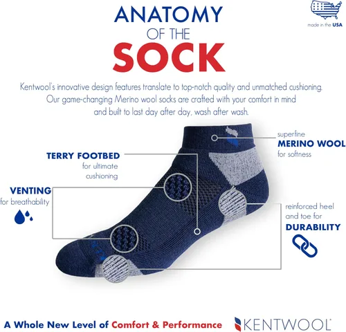 Miniatura 4 de KENTWOOL Calcetines bajos clásicos para hombre