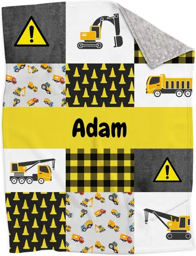 Miniatura 14 de Mantas personalizadas de motocross Minky para bebé con nombre, mantas personalizadas con diseño de retazos para niños y niños, regalos de registro