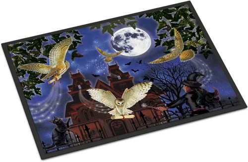 Miniatura 27 de Caroline's Treasures PRS4045MAT - Tapete para puerta delantera, 18 x 27 pulgadas, para interiores y exteriores, para entrada, antideslizante