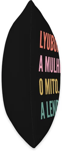 Miniatura 2 de Funny Portuguese First Name Design - Lyubomira Throw Pillow