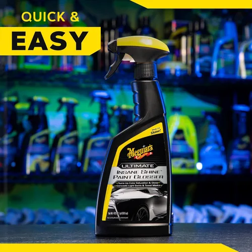Miniatura 8 de Meguiar's Ultimate Insane Shine - Brillo de pintura, fácil de usar en aerosol y limpiar el producto para minimizar los remolinos y mejorar