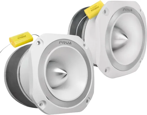 Miniatura 7 de PRV AUDIO TW700Ti - Tweeter de bala de titanio blanco de 4 pulgadas, TW700Ti, 240 vatios, súper tweeter de 8 ohmios, condensador incorporado Pro