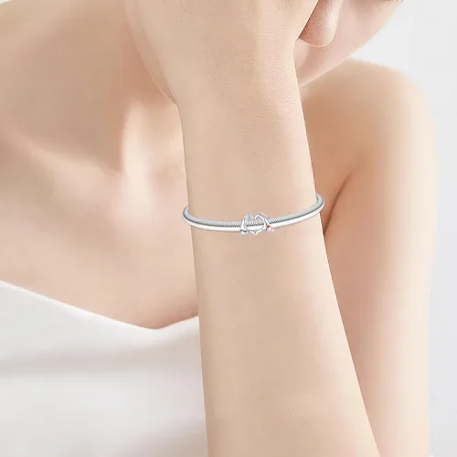 Miniatura 65 de Abalorios de plata de ley 925 con letras de la A ~ Z, para pulseras, collares, Día de San Valentín, Día de la Madre, joyería regalos para mujeres