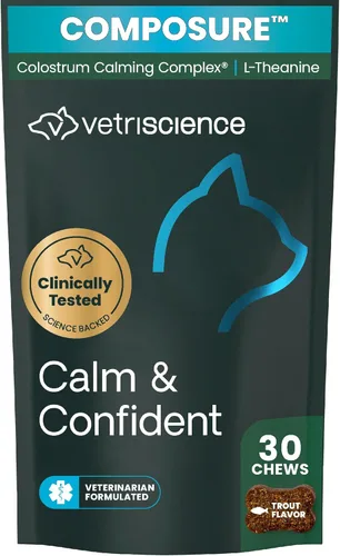 Miniatura 11 de VetriScience Composure, fórmula calmante para gatos, 30 masticables del tamaño de un bocado