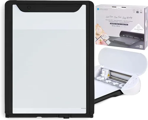Alfombrilla de corte electrostática Silhouette para usar con los modelos Cameo 5 y Cameo 5 Plus - 12 x 12 (negro mate)