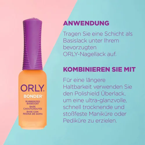 Miniatura 3 de Orly Bonder - Capa base de uñas de goma, 3 onzas