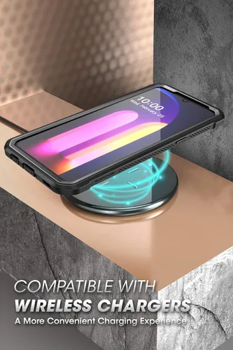 Miniatura 7 de SUPCASE Unicorn Beetle Pro Series - Funda diseñada para LG V60 ThinQ (versión 2020), funda resistente de cuerpo completo y funda con función atril