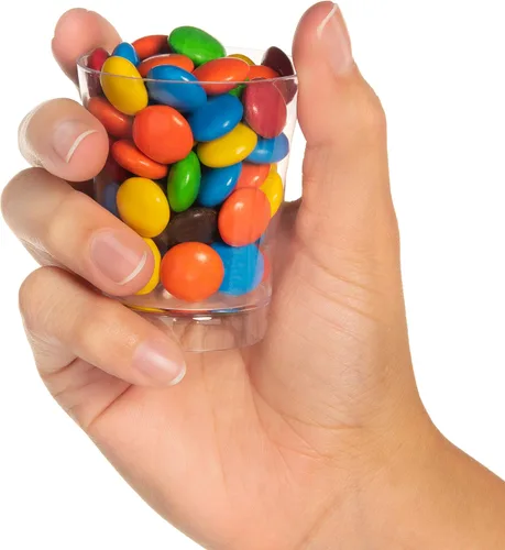 Miniatura 2 de Mini tazas de postre de 2 onzas, 96 unidades, vasos redondos de plástico transparente para fiestas, cuencos de postre pequeños de plástico, tazas