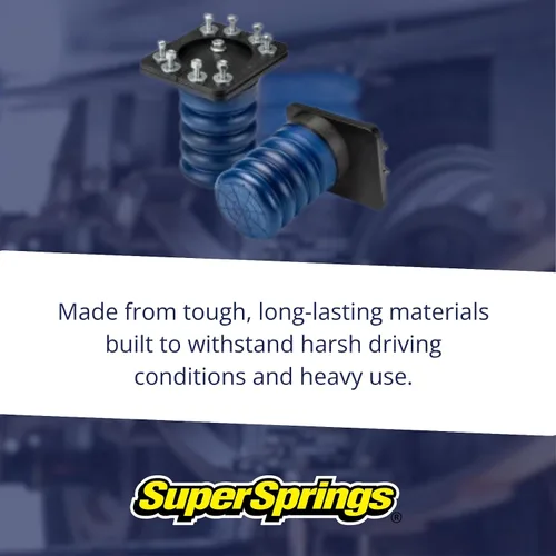 Miniatura 7 de SuperSprings SSR-307-40 SumoSprings Trasero para Dodge RAM 1500, Azul, 1000 libras.
