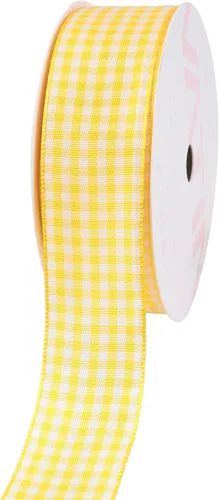 Miniatura 35 de VATIN Cinta a cuadros en blanco y negro – 3/8 pulgadas x 50 yardas, perfecta para cestas de Pascua, manualidades de primavera, envoltura de regalos