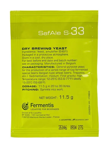 Miniatura 8 de Fermentis SafAle T-58 - Levadura de cerveza/cerveza Ale - Paquete de 1 - Con garantía de frescura North Mountain Supply