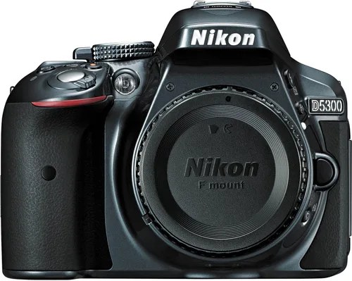 Nikon D5300 24.2 MP CMOS Cámara digital SLR con Wi-Fi incorporado y cuerpo GPS solamente (gris)