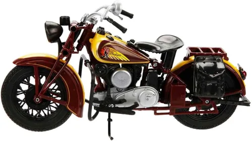 Miniatura 3 de NewRay Juguetes: Indian Sport Scout 1934 1:12, Marrón