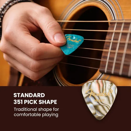 Miniatura 6 de Fender Púas surtidas de muestras, Paquete de 12 unidades., Paquete de 12