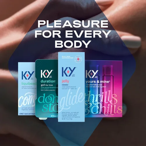 Miniatura 7 de K-Y Jelly Lubricante a base de agua para sexo, lubricante anal, lubricante personal a base de agua no graso, lubricante sexual compatible con el pH