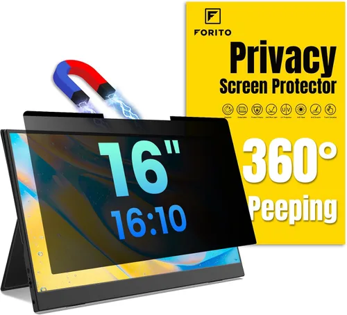 Miniatura 16 de F FORITO Protector de pantalla magnético de privacidad compatible con MacBook Pro de 13 pulgadas (2016, 2017, 2018, 2019, 2020, 2021, 2022, M1, M2)