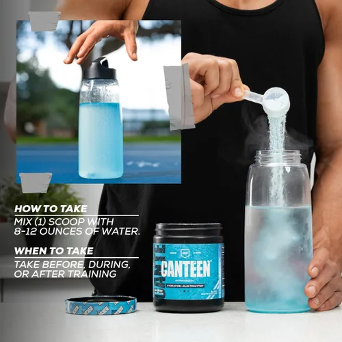 Miniatura 5 de REDCON1 Canteen Hydration + Electrolytes, Plum Fusion - Polvo de bebida electrolítica con vitaminas B + minerales para la recuperación, polvo