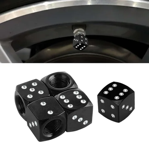 Miniatura 14 de Paquete de 4 tapas brillantes para vástagos de válvula, tapas de aire, tapones de aire de neumáticos de diamantes de cristal para automóvil, Azul