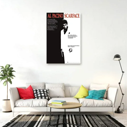 Miniatura 2 de Scarface - Póster de película (estilo regular, Al Pacino Is Tony Montana) (tamaño: 24 x 36 pulgadas) (sin marco)