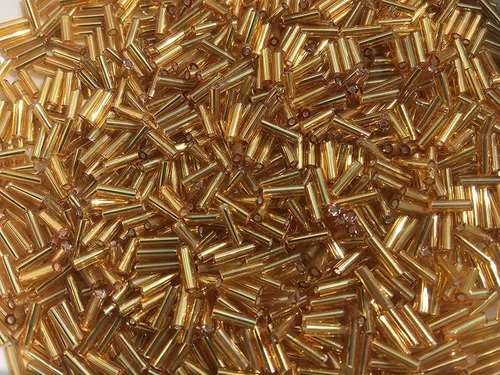 Miniatura 22 de Cuentas de corneta checa 40 gr / 1.4 oz Tubo de vidrio tamaño #3 0.276 in (mezcla surtida)