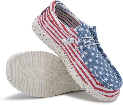 Miniatura 3 de Hey Dude Wally Sox para hombre Mocasines para hombre Zapatos sin cordones para hombre Cómodos y ligeros