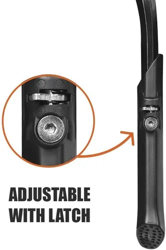 Miniatura 3 de Soporte de patada para bicicleta BV - Soporte lateral trasero de aleación de aluminio ligero para bicicletas de 24-28" - Instalación sin