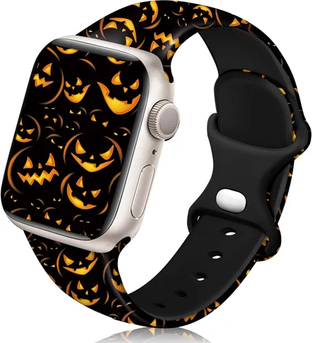 Miniatura 25 de Dressy Designer - Correa de silicona para orgullo compatible con Apple Watch para mujeres y hombres de 38/40/41/42/44/45/46/1.929 in, correas