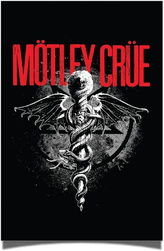Miniatura 10 de Desert Cactus Motley Crue Póster 11 x 17 Pulgadas para Habitación y Oficina, Decoración Oficial para Fans (11x17 pulgadas, Diseño 2, Papel)