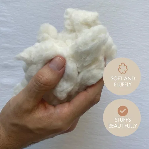 Miniatura 2 de Relleno de algodón por libra, relleno de algodón natural crudo, relleno de fibra de algodón de alta calidad, algodón peinado para relleno