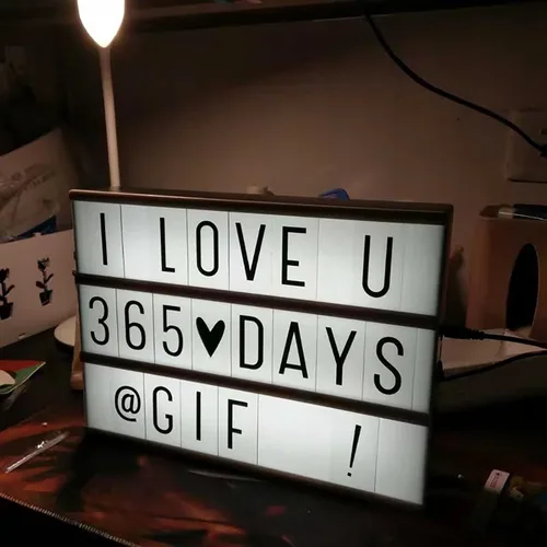 Miniatura 5 de Juego de letras de caja de luz cinematográfica de alta calidad, 293 piezas (104 negros + 104 multicolor + 85 iconos) – Nueva edición de plástico A4
