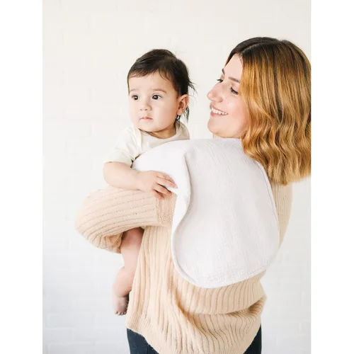 Miniatura 3 de Konssy Juego de paños de muselina para bebé, unisex, paquete de 6 unidades, grandes, 100% algodón, ropa para eructos para recién nacidos, bebés