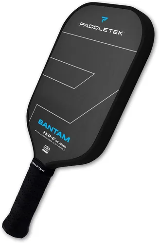 Miniatura 8 de Paddletek Bantam TKO-C - Paletas de pickleball de 0.563 in con núcleo de panal de polímero - Fibra de carbono unidireccional - Peso torsional